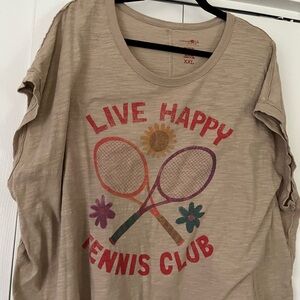 Natural life sleeveless cotton shirt XL